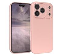 EAZY CASE - Funda de Silicona para iPhone 17 Pro Funda de Silicona Suave a Prueba de Golpes Funda Fina de protección Premium TPU Paragolpes de teléfono en Rosa