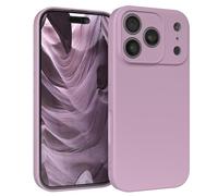 EAZY CASE - Funda de Silicona para iPhone 17 Pro Funda de Silicona Suave a Prueba de Golpes Funda Fina de protección Premium TPU Paragolpes de teléfono en Lila Claro