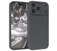 EAZY CASE - Funda de Silicona para iPhone 17 Pro MAX Funda de Silicona Suave a Prueba de Golpes Funda Fina de protección Premium TPU Paragolpes de teléfono en Antracita