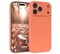 EAZY CASE - Funda de Silicona para iPhone 17 Pro MAX Funda de Silicona Suave a Prueba de Golpes Funda Fina de protección Premium TPU Paragolpes de teléfono en Naranja
