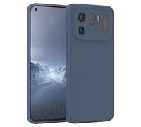 EAZY CASE - Funda de Silicona para Xiaomi Mi 11 Ultra 5G Funda de Silicona Suave a Prueba de Golpes Funda Fina de protección Premium TPU Paragolpes de teléfono en Azul Oscuro