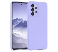 EAZY CASE Funda de Silicona Premium para Galaxy A53 5G Funda Fina con protección de cámara y Forro Interior, Funda de Silicona, Funda Protectora, paragolpes, Funda para móvil en Violeta Claro