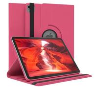 EAZY CASE - Funda para Apple iPad Air 11" M3 (2025) Protectora Tablet Smart Cover Soporte Giratorio Estuche Plegable 360° rotativo con función Atril Cuero sintético Rosa