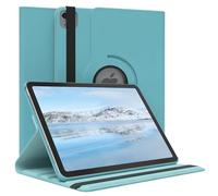 EAZY CASE - Funda para Apple iPad Air 11" M3 (2025) Protectora Tablet Smart Cover Soporte Giratorio Estuche Plegable 360° rotativo con función Atril Cuero sintético Azul