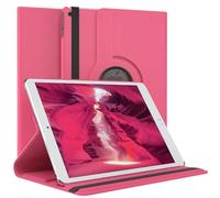 EAZY CASE - Funda para Apple iPad Air / 2017/2018 Protectora Tablet Smart Cover Soporte Giratorio Estuche Plegable 360° rotativo con función Atril Cuero sintético Rosa