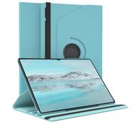 EAZY CASE - Funda para Galaxy Tab S10 Ultra Protectora Tablet Smart Cover Soporte Giratorio Estuche Plegable 360° rotativo con función Atril Cuero sintético Azul