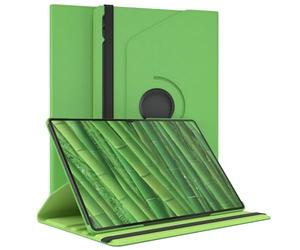 EAZY CASE - Funda para Galaxy Tab S9 Ultra Protectora Tablet Smart Cover Soporte Giratorio Estuche Plegable 360° rotativo con función Atril Cuero sintético Verde