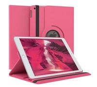 EAZY CASE - Funda para iPad 10,2" 2019/2020/2021 Protectora Tablet Smart Cover Soporte Giratorio Estuche Plegable 360° rotativo con función Atril Cuero sintético Rosa