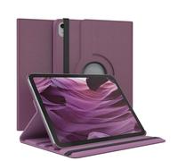 EAZY CASE - Funda para iPad 11. Gen A16 (2025) Protectora Tablet Smart Cover Soporte Giratorio Estuche Plegable 360° rotativo con función Atril Cuero sintético Lila
