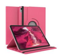 EAZY CASE - Funda para iPad 11. Gen A16 (2025) Protectora Tablet Smart Cover Soporte Giratorio Estuche Plegable 360° rotativo con función Atril Cuero sintético Rosa
