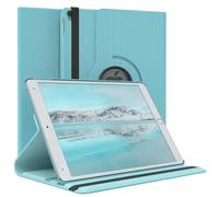 EAZY CASE - Funda para iPad Pro 10,5" Protectora Tablet Smart Cover Soporte Giratorio Estuche Plegable 360° rotativo con función Atril Cuero sintético Azul