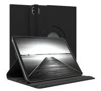 EAZY CASE - Funda para iPad Pro 11" (2024) Protectora Tablet Smart Cover Soporte Giratorio Estuche Plegable 360° rotativo con función Atril Cuero sintético Negro