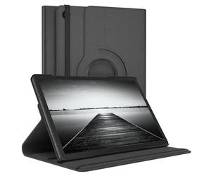 EAZY CASE - Funda para Samsung Galaxy Tab A9 Plus Protectora Tablet Smart Cover Soporte Giratorio Estuche Plegable 360° rotativo con función Atril Cuero sintético Negro