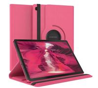 EAZY CASE - Funda para Samsung Galaxy Tab S6 Lite Protectora Tablet Smart Cover Soporte Giratorio Estuche Plegable 360° rotativo con función Atril Cuero sintético Rosa