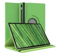 EAZY CASE - Funda para Samsung Galaxy Tab S7 FE / 5G Protectora Tablet Smart Cover Soporte Giratorio Estuche Plegable 360° rotativo con función Atril Cuero sintético Verde