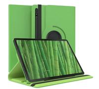 EAZY CASE - Funda para Samsung Galaxy Tab S7 / S8 Protectora Tablet Smart Cover Soporte Giratorio Estuche Plegable 360° rotativo con función Atril Cuero sintético Verde