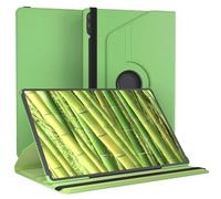 EAZY CASE - Funda para tablet Galaxy Tab S11 Ultra de 14,6 pulgadas, Smart Cover Tablet Case Rotationcase para colocar de pie, funda giratoria 360° con función atril, funda de piel sintética verde