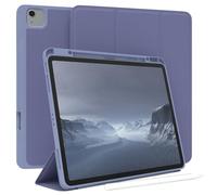 EAZY CASE - Funda Protectora con Soporte para lápiz óptico para Apple iPad Air 13" M3 (2025) Funda Tapa Tablet Touchpen Smartcase Desmontable Plegable Auto Sleep Wake Up en Azul Hielo