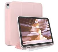 EAZY CASE - Funda Protectora con Soporte para lápiz óptico para iPad 11. Gen A16 (2025) Funda Tapa Tablet Touchpen Smartcase Desmontable Plegable Auto Sleep Wake Up en Rosa