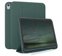 EAZY CASE - Funda Protectora con Soporte para lápiz óptico para iPad 11. Gen A16 (2025) Funda Tapa Tablet Touchpen Smartcase Desmontable Plegable Auto Sleep Wake Up en Verde Noche