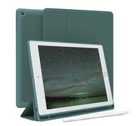 EAZY CASE - Funda Protectora con Soporte para lápiz óptico para iPad 5 / iPad 6 (2017/2018) 9,7" Funda Tapa Tablet Touchpen Smartcase Desmontable Plegable Auto Sleep Wake Up en Verde Noche