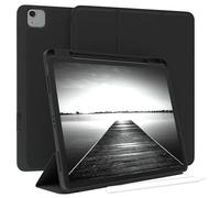 EAZY CASE - Funda Protectora con Soporte para lápiz óptico para iPad Air 13" (2024) Funda Tapa Tablet Touchpen Smartcase Desmontable Plegable Auto Sleep Wake Up en Negro