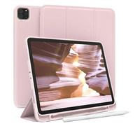 EAZY CASE - Funda Protectora con Soporte para lápiz óptico para iPad Pro 11" (2018/2020/2021/2022) Funda Tapa Tablet Touchpen Smartcase Desmontable Plegable Auto Sleep Wake Up en Rosa