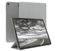 EAZY CASE - Funda Protectora para iPad Air 11" (2024) Smart Cover Tablet Smartcase de pie Funda abatible con función de pie Función Sleep Wake Up Piel sintética Gris