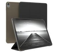 EAZY CASE - Funda Protectora para iPad Air 4 / Air 5 Smart Cover Tablet Smartcase de pie Funda abatible con función de pie Función Sleep Wake Up Piel sintética Negro