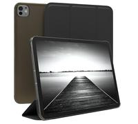 EAZY CASE - Funda Protectora para iPad Pro 11" (2024) Smart Cover Tablet Smartcase de pie Funda abatible con función de pie Función Sleep Wake Up Piel sintética Negro