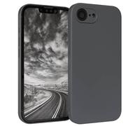 EAZY CASE - Silikonhülle für iPhone 17e Hülle Silikon Case Grau weich stoßfeste Handyhülle Schutzhülle mit Kameraschutz Dünn Premium Schutz Cover TPU Phone Bumper in Anthrazit Matt