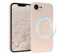 EAZY CASE - Silikonhülle magnetisch für iPhone 17e Hülle Silikon Beige weich stoßfeste Magnet Handyhülle Schutzhülle mit Kameraschutz Dünn Schutz Cover TPU Bumper in Pastell Taupe