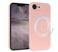 EAZY CASE - Silikonhülle magnetisch für iPhone 17e Hülle Silikon Rosa weich stoßfeste Magnet Handyhülle Schutzhülle mit Kameraschutz Dünn Schutz Cover TPU Bumper in Pastell Altrosa
