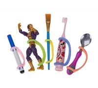 EazyHold Ayuda adaptativa de silicona para personas con movilidad limitada de manos, parálisis cerebral, accidente cerebrovascular, ayuda adaptativa de silicona EazyHold (bebé a niño - 5 unidades)