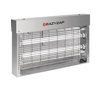 Eazyzap FP985 Ahorro de energía LED Matamoscas e Insectos Plaga, 150 m² de cobertura, Duradero y resistente al óxido acero inoxidable, Bombillas Eco: 2 x 10 W, Bombilla de repuesto AJ638