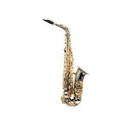 Eb Tune Saxofón Alto Latón Negro Níquel Oro Saxofón Alto Instrumento Musical Con Estuche Para Boquilla