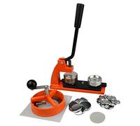 Ebadges 38mm Micro Badge Maker Kit con - 250 componentes de metal - cortador de círculo - troquel intercambiable | 38mm | 45mm | 58mm | Máquina de metal sólido de la insignia