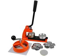 Ebadges 45mm Micro Badge Maker Kit con - 100 componentes de metal - cortador de círculo - troquel intercambiable | 38mm | 45mm | 58mm | Máquina de metal sólido de la insignia