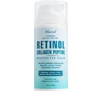 Ebanel Crema de retinol para rostro de 3.5 onzas con péptido de colágeno y | Hidratante reafirmante antienvejecimiento con ceramidas, vitaminas B3, B5 y C, suaviza las arrugas y las líneas finas