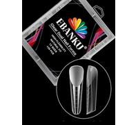 EBANKU 120PCS Uñas Postizas Moldes Uñas Dual Form Sistema, moldes Transparentes cobertura completa Uñas, herramientas extensión Uñas, moldes Uñas acrílicas Salón diseño Uñas, Manicura Extensión