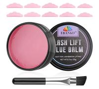 EBANKU Lash Lift Glue, Gel para Permanente de Cejas 2 en 1 Pegamento para Levantamiento de Pestañas con Silicona Rizador de Pestañas Pad, Adhesivo, Kit de Permanente de Pestañas