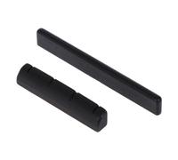 Ébano Cuerdas y Cejuela 4 de Repuesto Gl301 Puente | Color Negro, Pieza de Sustitución para Taller de Luthier, Adecuado para Técnicos y Aficionados al Bricolaje