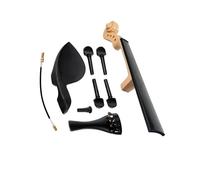 Ébano violín clavija cordal mentón tallado patrón 4/4 piezas de violín un juego de violín(Color:1-8 Size SET)