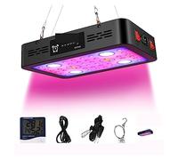 EBAYTV Luces de acuario, Timing LED Grow Light 1200W 2400W Full Spectrum Double Chip Grow Lámparas for plantas de interior VEG BLOOM Flower Greenhouse Grow Tent(TM-1200W)