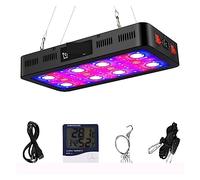 EBAYTV Luces de acuario, Timing LED Grow Light 1200W 2400W Full Spectrum Double Chip Grow Lámparas for plantas de interior VEG BLOOM Flower Greenhouse Grow Tent(TM-2400W)