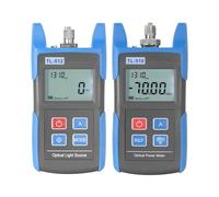 probador de Fibra Set Medidor De Potencia Óptica TL510-70 + 10dBm Y Fuente De Luz Óptica TL512 FTTH Multímetro Óptico Herramientas De Equipo De Fibra (Color : OLS OPM 1Pair, Size : A)