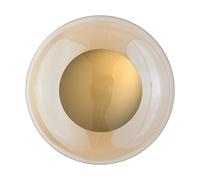 EBB & FLOW Aplique de pared Horizon surface Golden smoke. Ø36 cm