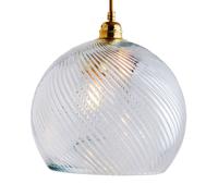 EBB & FLOW Lámpara colgante Rowan oro/cristal Ø 28 cm