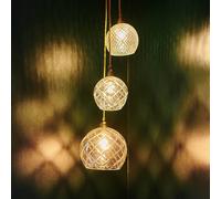 EBB & FLOW Rowan lámpara colgante, oro Ø 15,5cm