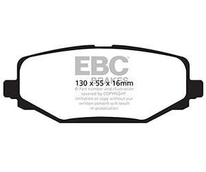 EBC Brake dp61889 Pastillas freno Greenstuff 6000 Series Heavy Duty